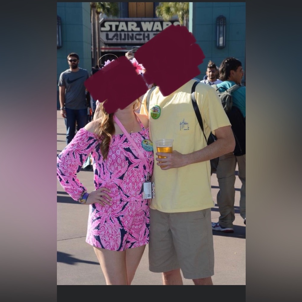 Lilly Pulitzer off the shoulder romper